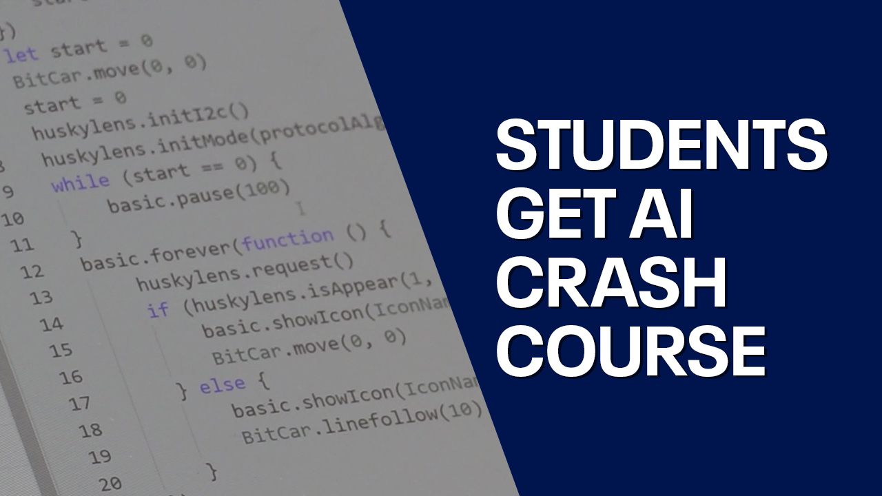 AI: Teens getting crash course on hot tech