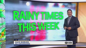Austin weather: Rainy times ahead this week
