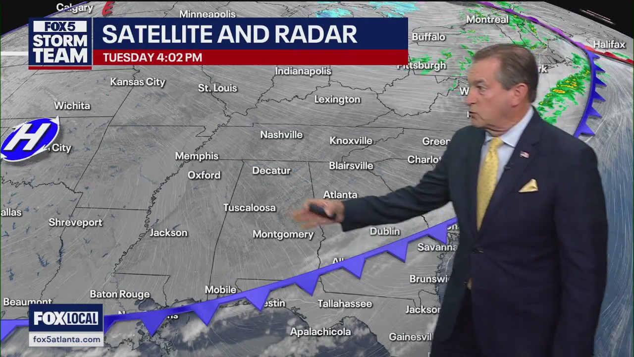 Tuesday evening forecast