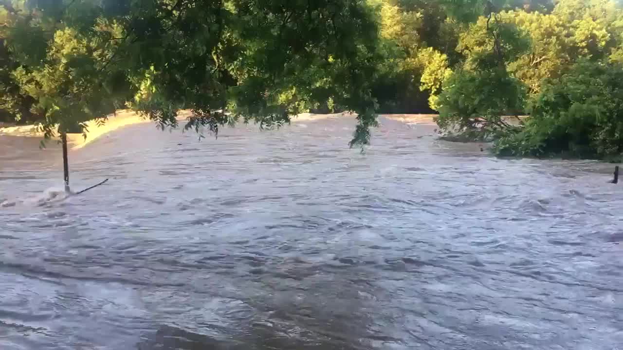 Austin residents warned to stay away from flooded Barton Springs