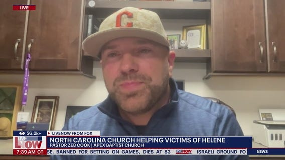 North Carolina church helping victims of Helene