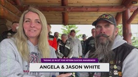 Couple rides their motorcycles through 22 states in 22 days