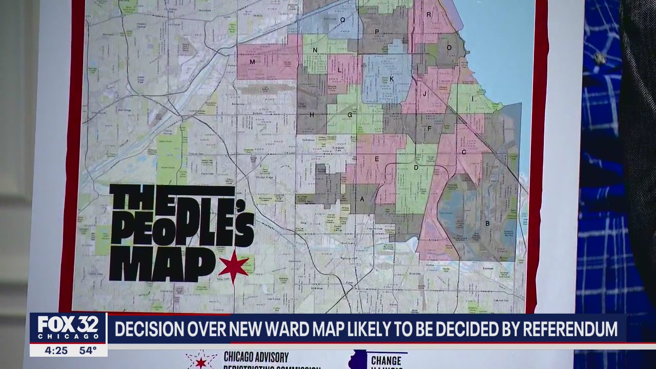 Decision over new Chicago ward map likely to be decided by referendum