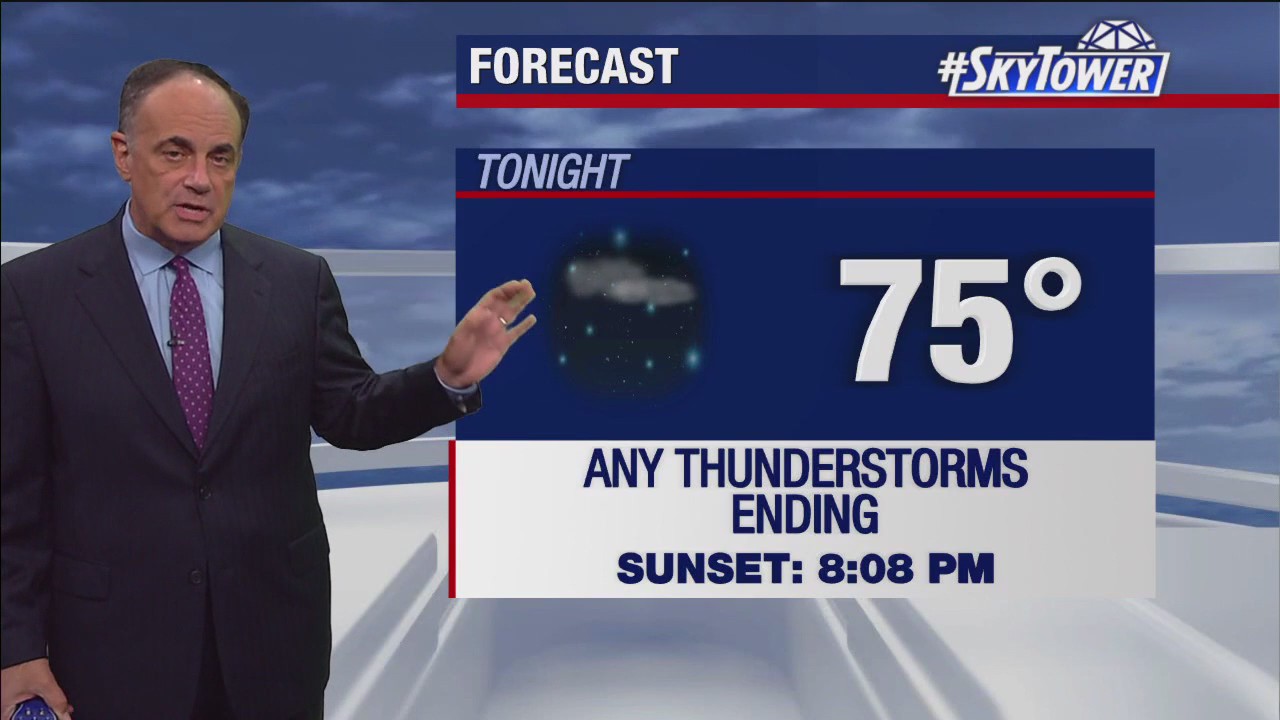 Tampa weather | Storms ending Wednesday evening
