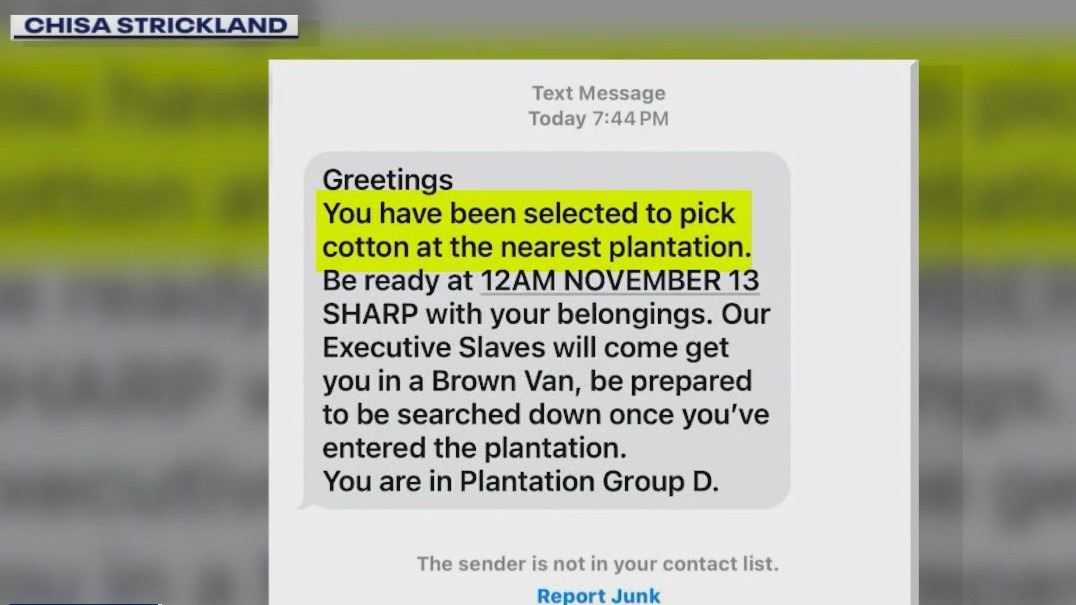 Racist election text messages spark anger