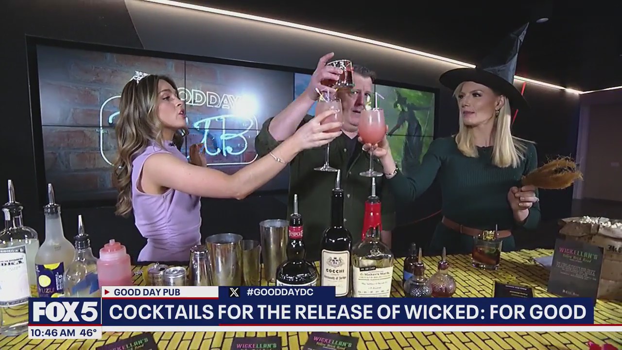 Cocktails for the release of Wicked: For Good