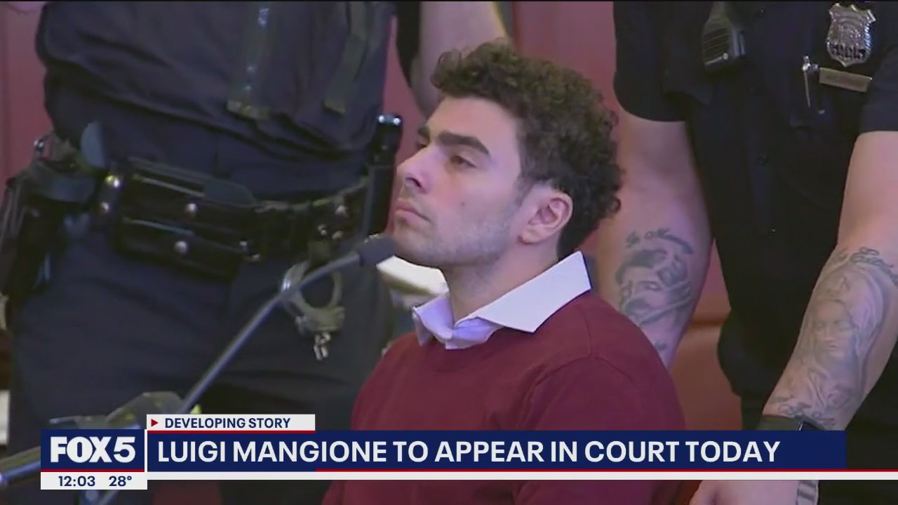 Luigi Mangione appears in court today