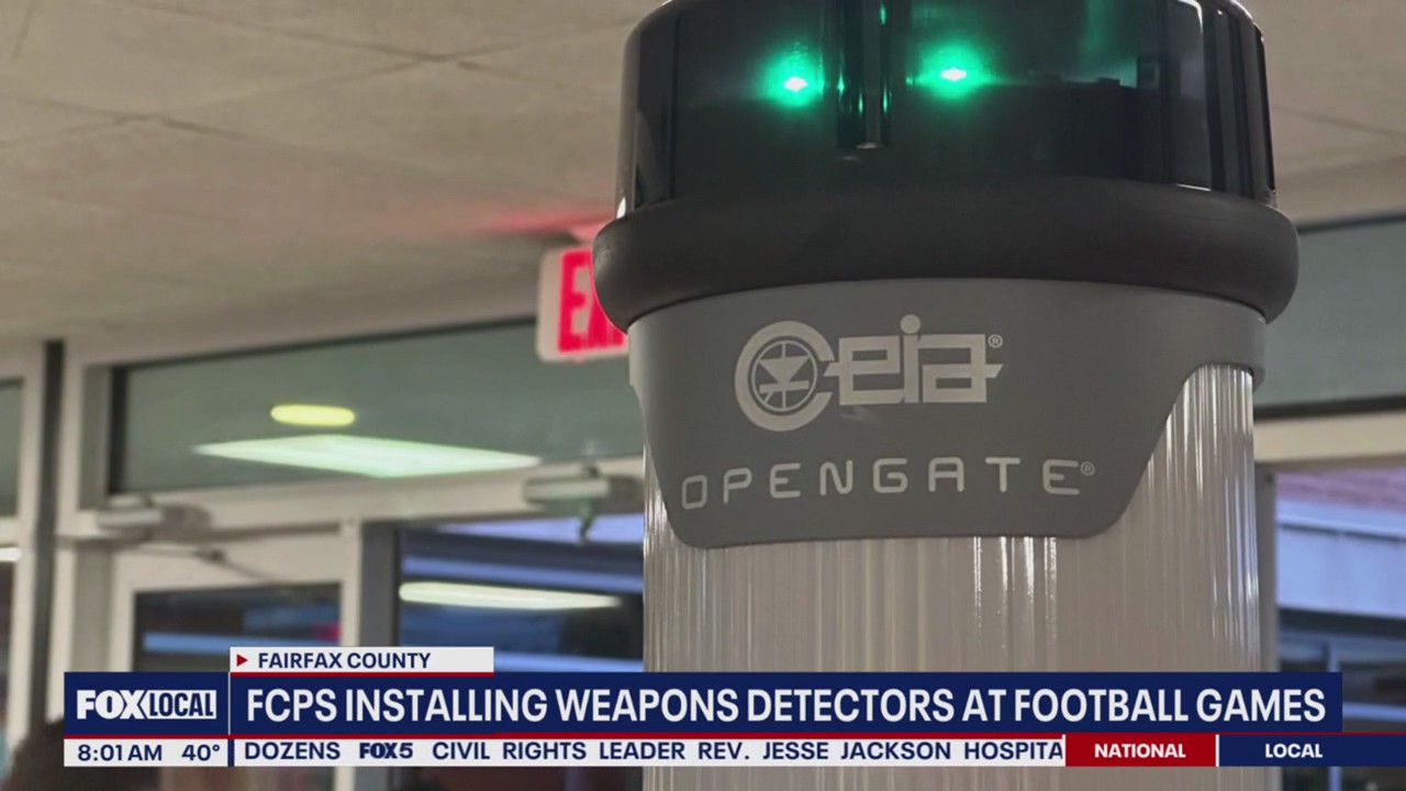FCPS installing weapons detectors at football games | FOX 5 DC
