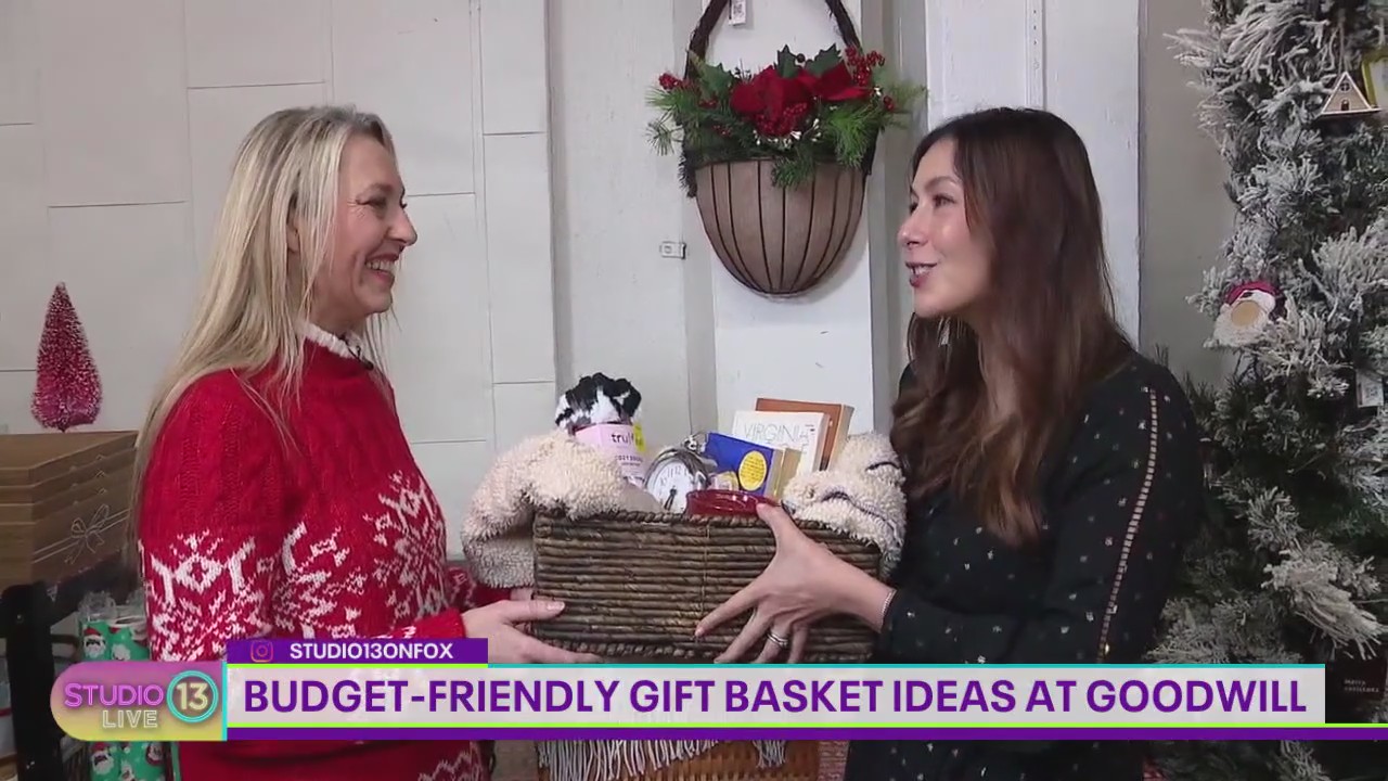 Budget-friendly holiday gift baskets at Goodwill