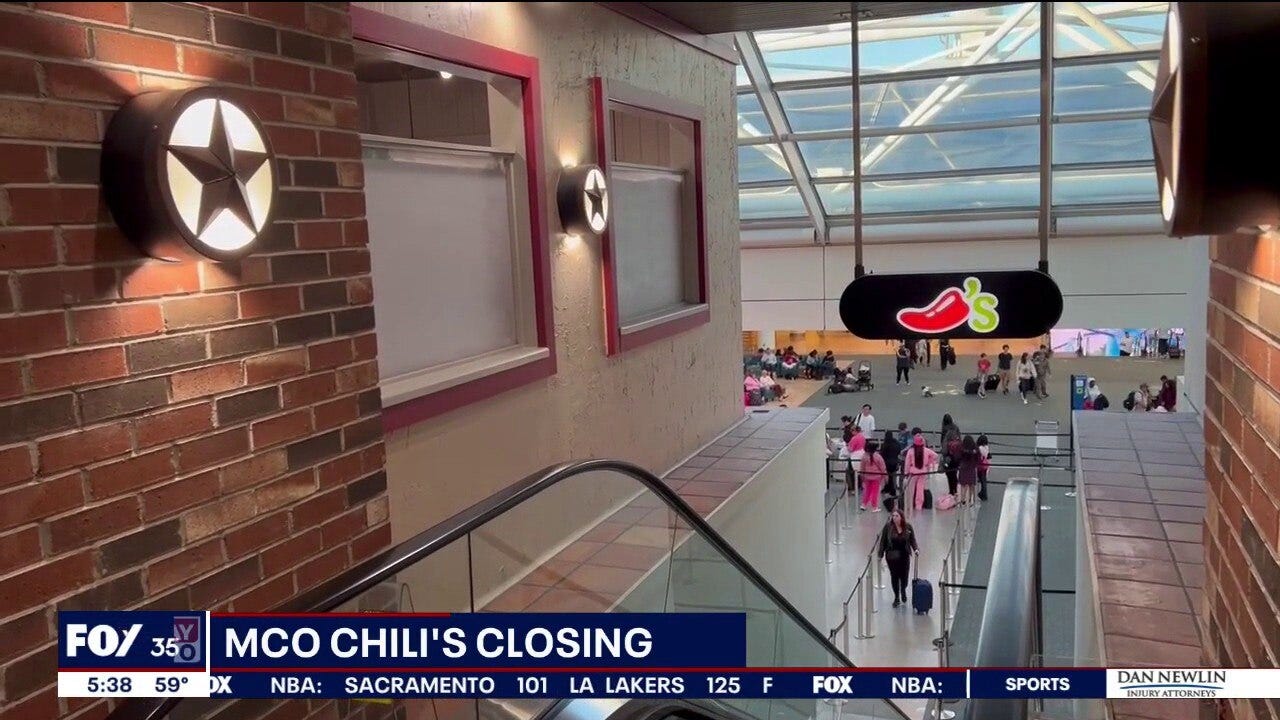 Chili's at Orlando International Airport closing