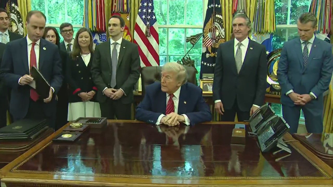 President Donald Trump signs Executive Orders on Nuclear energy