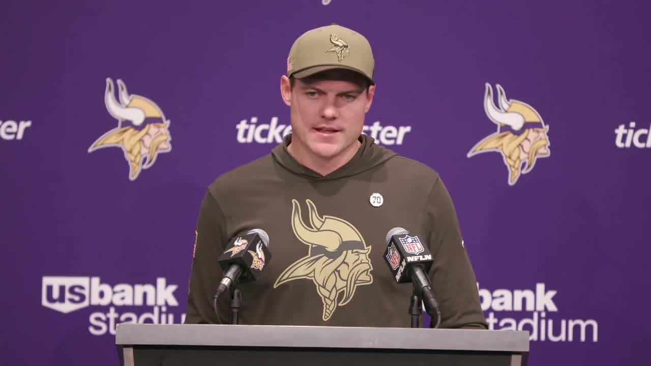 Kevin O'Connell calls 13 penalties in Vikings loss 'unacceptable' [FULL]