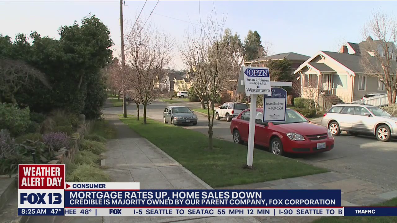 Mortgage rates up, home sales down