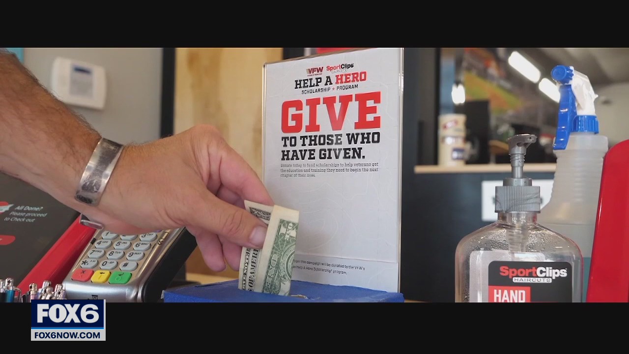 Sport Clips helps give veterans scholarships