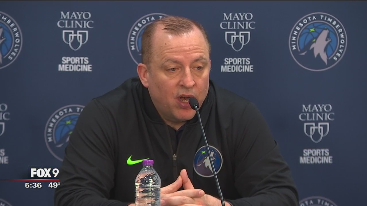 Wolves Coach Thibodeau talks playoffs