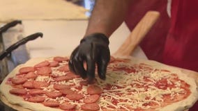 Free pizzas handed to fire victims, first responders
