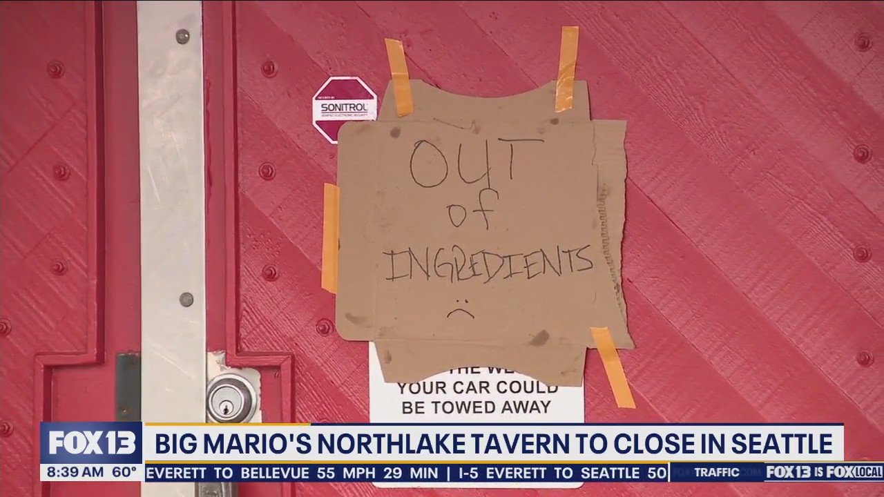 Big Mario's Northlake Tavern to close in Seattle | FOX 13 Seattle