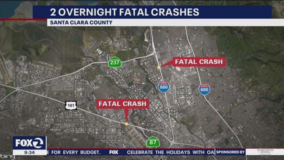 CHP investigating 2 fatal crashes overnight in the South Bay