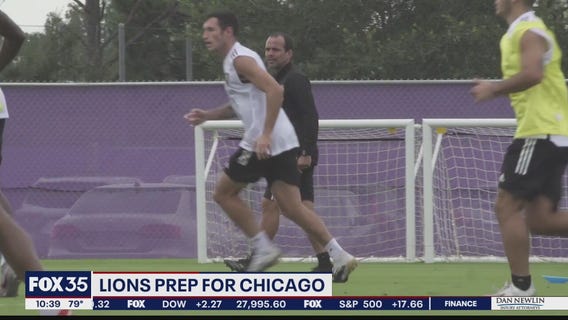 Lions prep for Chicago