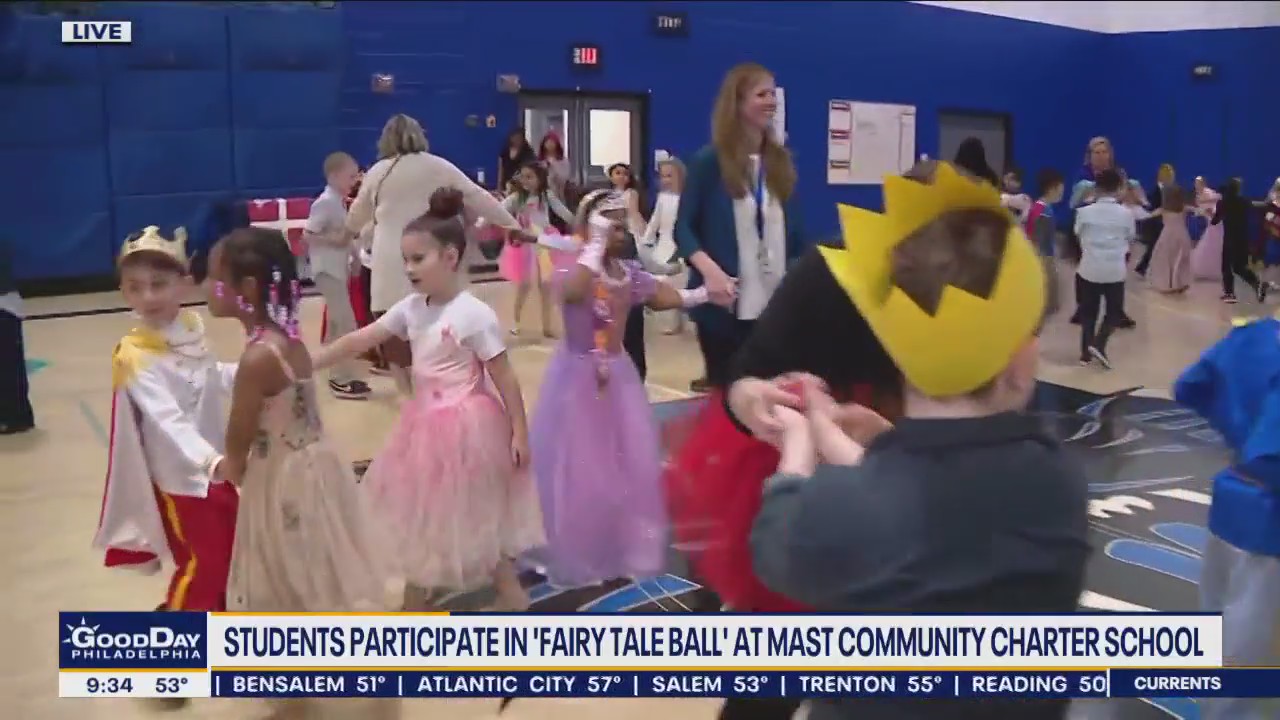 Students participate in 'Fairy Tale Ball' at Mast Community Charter School
