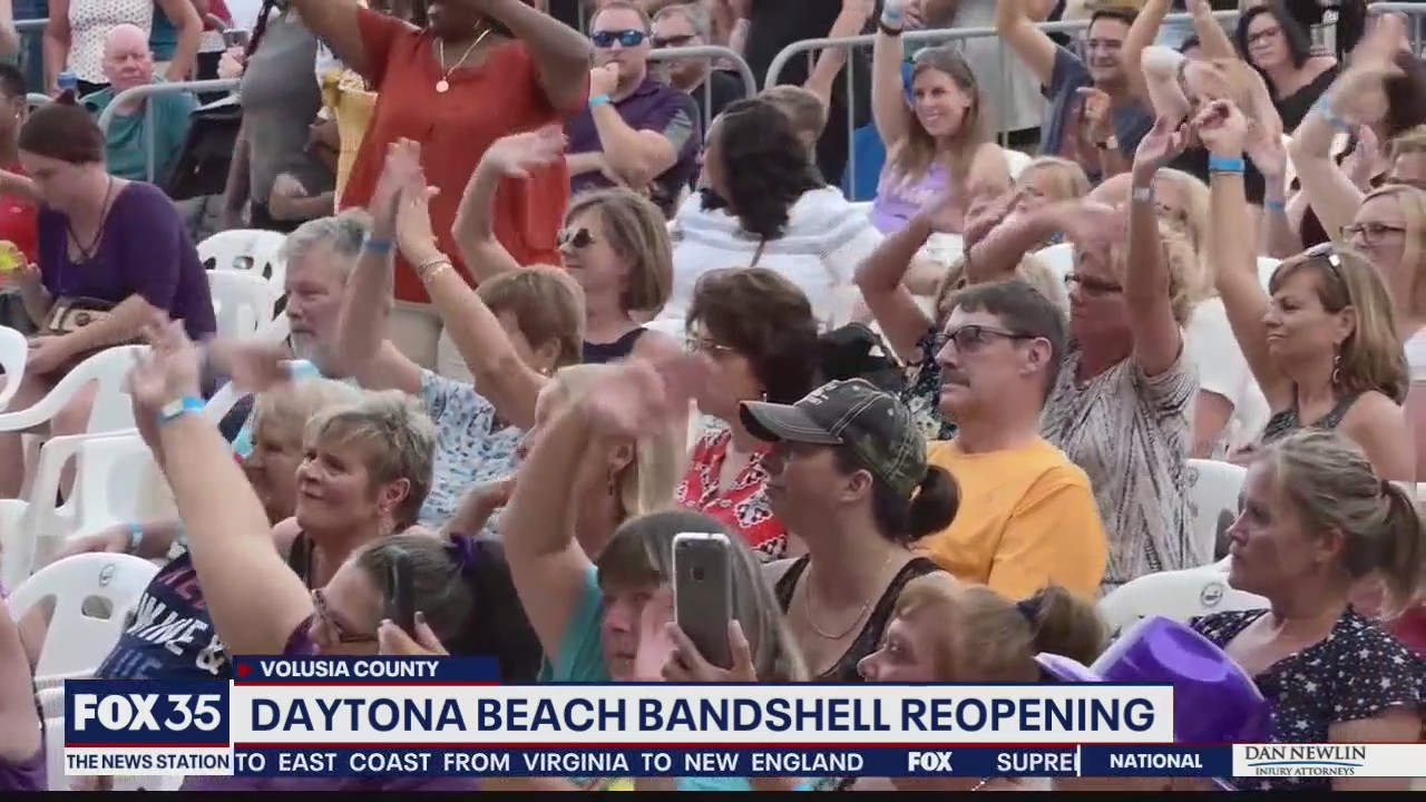Daytona Beach Bandshell reopening