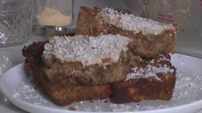 Healthy carrot cake bars from Tierra Neubaum