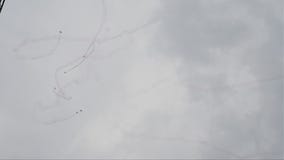 Military parade video: United States Army parachute team