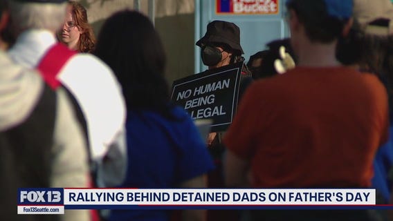 Rallying behind detained WA dads on Father's Day