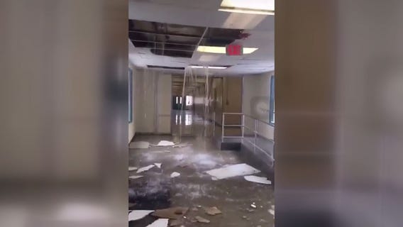 VIDEO: Pipe bursts inside Bowie High School