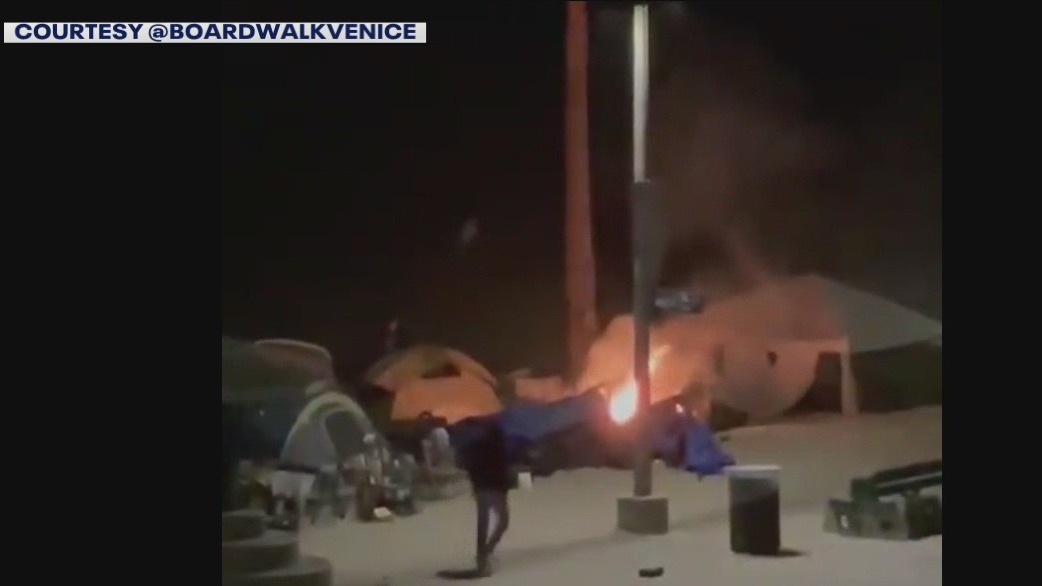 Debate over homeless encampments revisited after fire