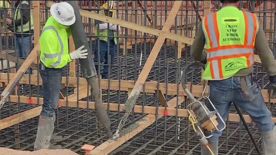 Broadway Curve project: Cement poured for massive freeway project