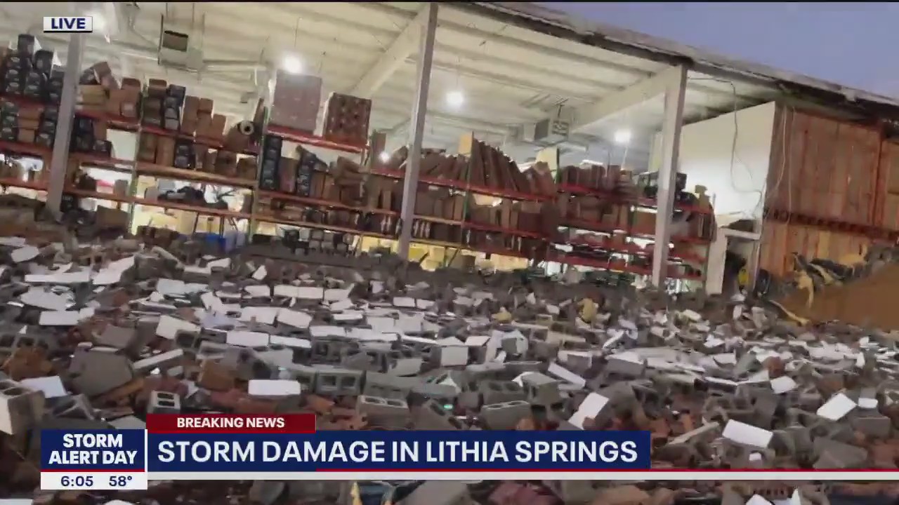 Severe weather | Storm damage in Lithia Springs | FOX 5 Atlanta