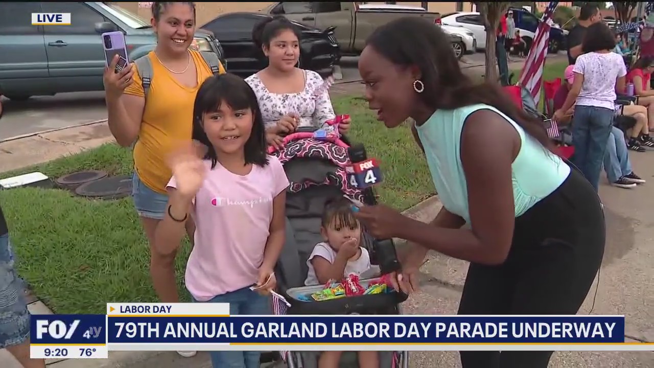 Garland families celebrate Labor Day with parade