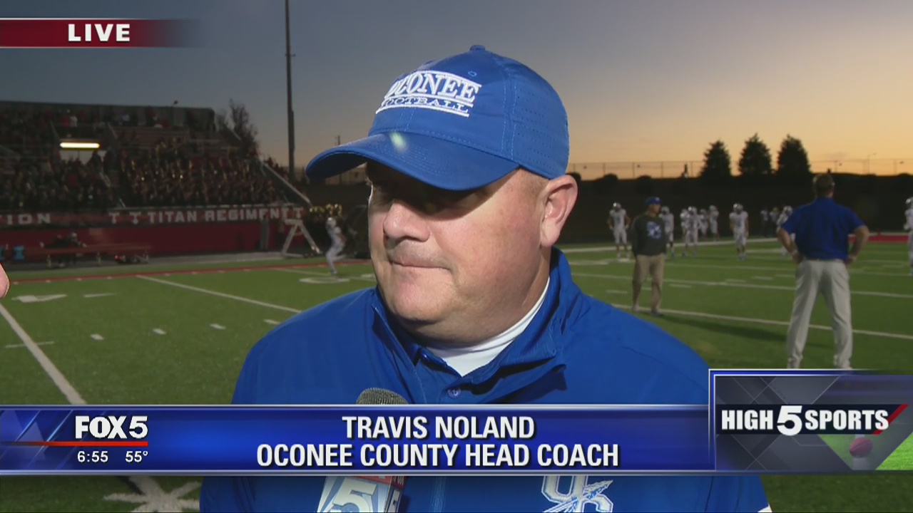 Game of the Week - Oconee County head coach