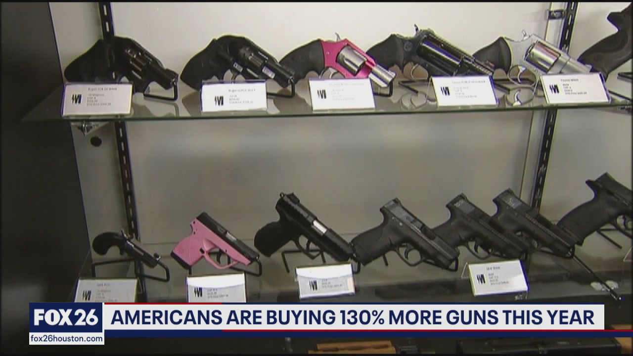 Gun buying continues on record pace