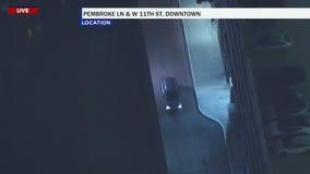Police chase ends at DTLA high-rise