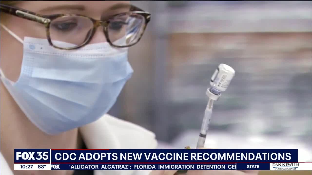 CDC adopts new vaccine recommendations