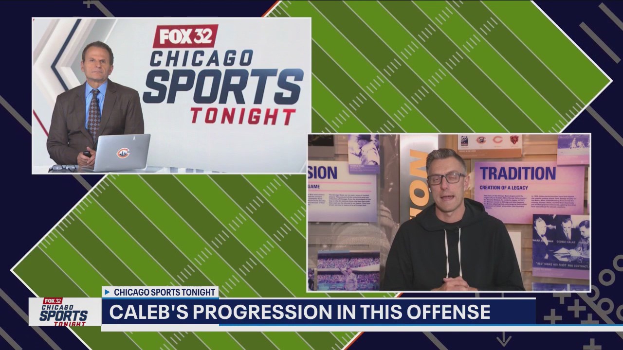 Caleb Williams's progression during this Bears season | Chicago Sports Tonight