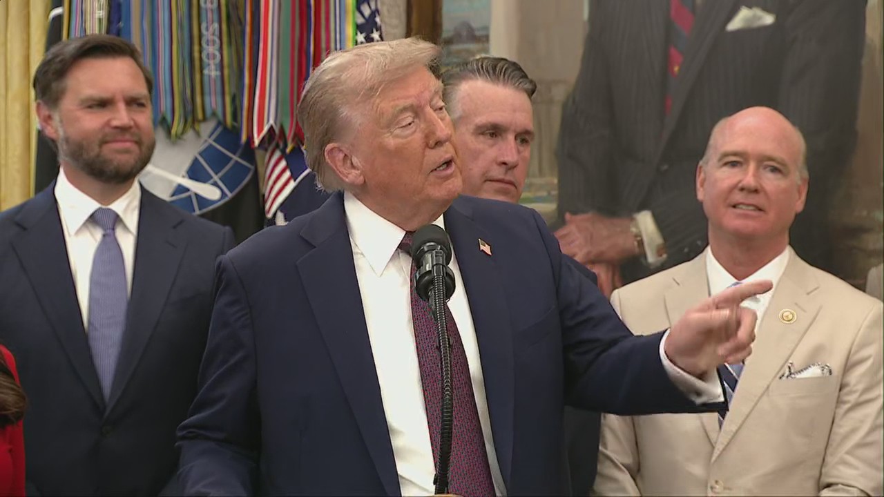 Trump: social media rumors of death 'fake news'