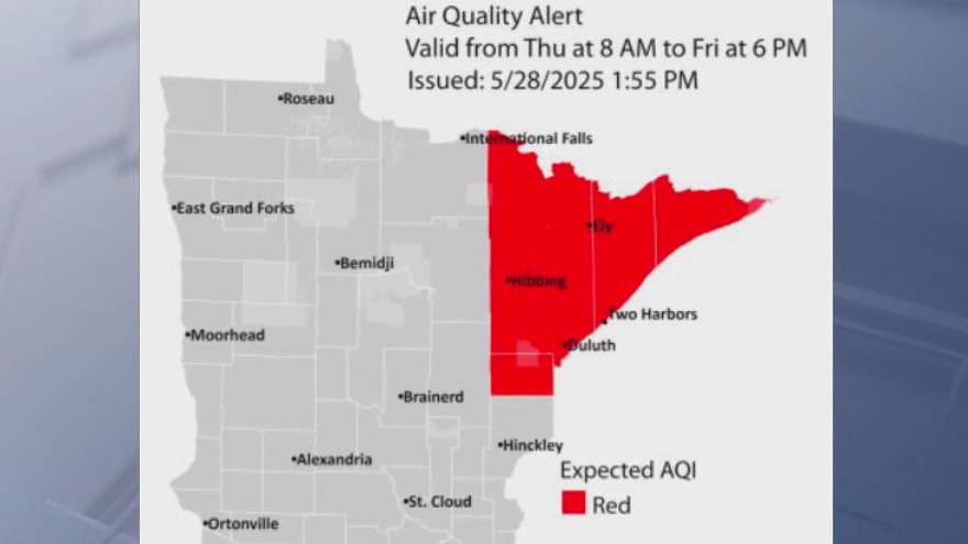 MN air quality, heat alerts in place this weekend