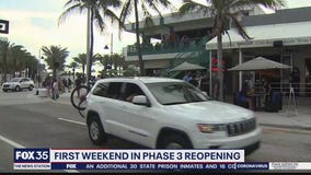 First weekend of Phase 3 reopening
