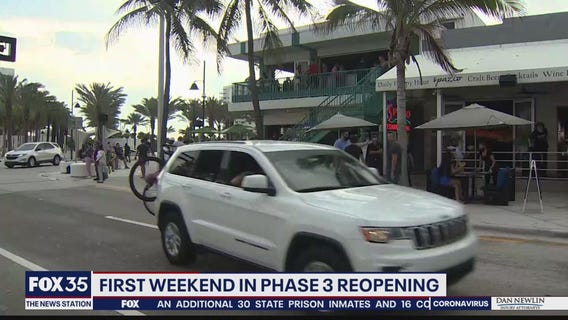 First weekend of Phase 3 reopening