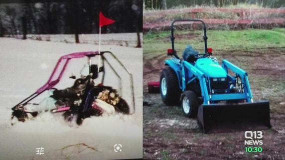 Tractor and go kart stolen from man already reeling from death of son