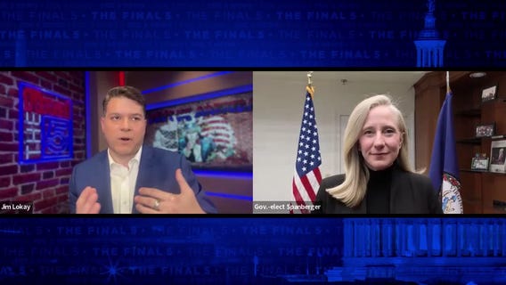 FOX 5 DC's Jim Lokay interviews VA Governor-elect Abigail Spanberger
