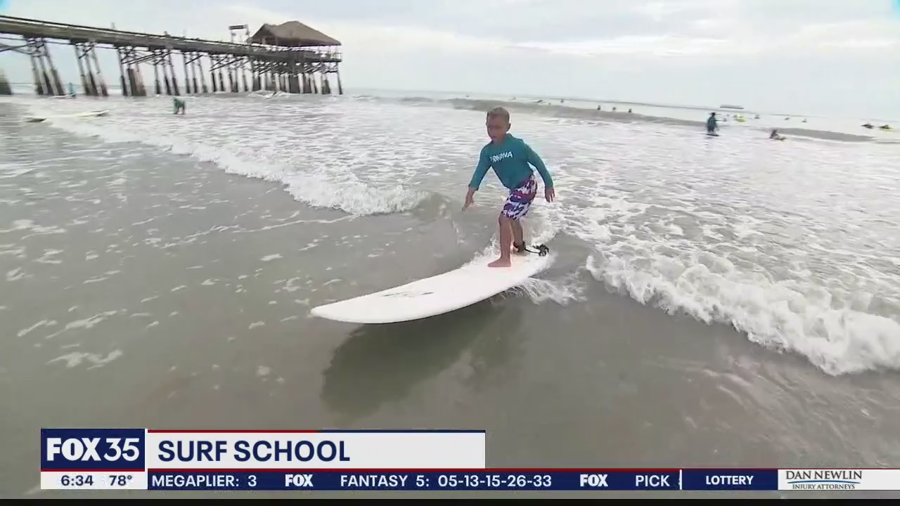 Surf school gives kids a chance to learn a skill safely outdoors