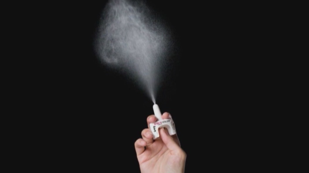 High school students learning how to administer NARCAN