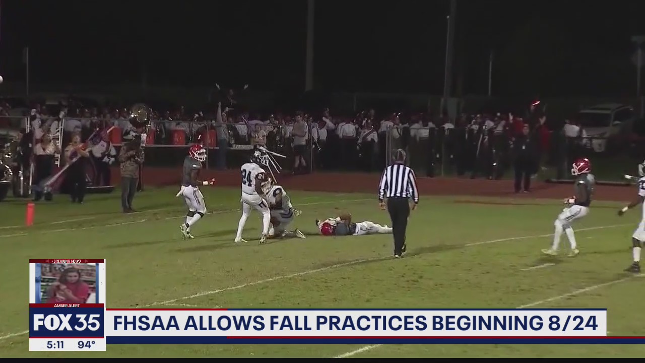 FHSAA allows fall practice beginning Aug. 24