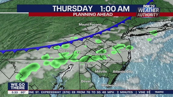 Weather Authority: Wednesday, 5 p.m. update