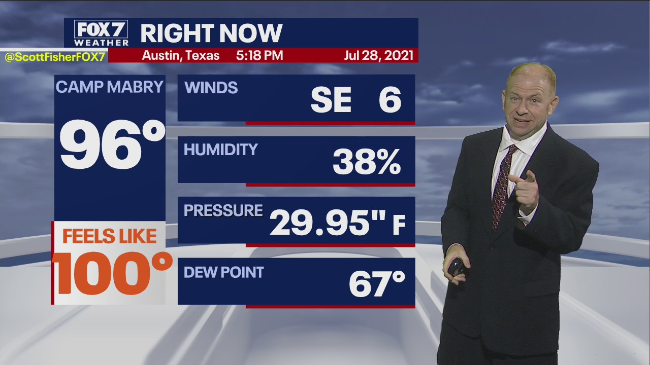 Evening weather forecast for July 28, 2021