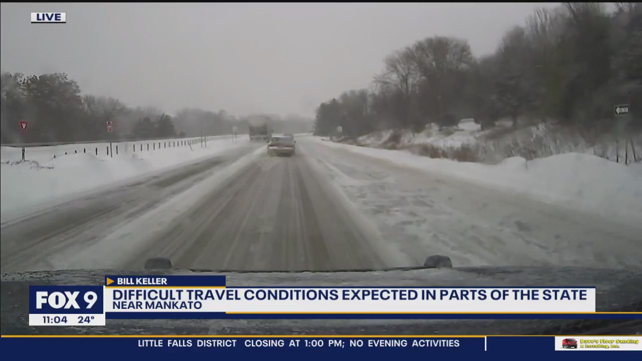 Minnesota weather: Current road conditions [11 a.m. Tuesday]